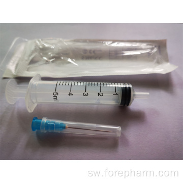 5ml kuzaa hydrodermic ovyo syringes blister blister